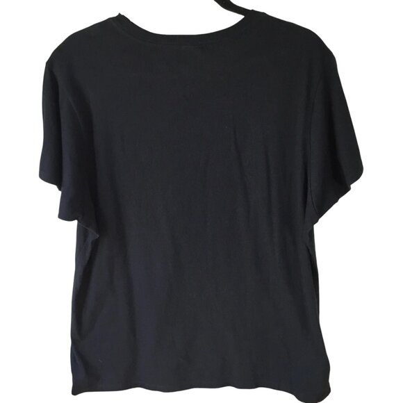 Disney Mickey Short Sleeve Easter TEE BLACK WHITE Size XXL Tee Shirt - Picture 3 of 10